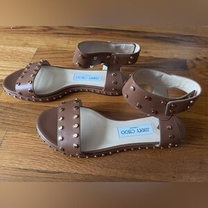 Jimmy Choo Brown Sandals